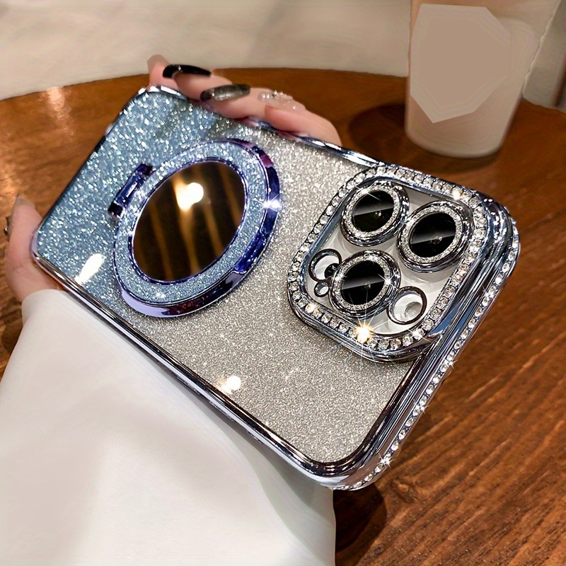 Diamond Mirror Magnetic iPhone Case for IPhone Pro Max to 16 - Image 8